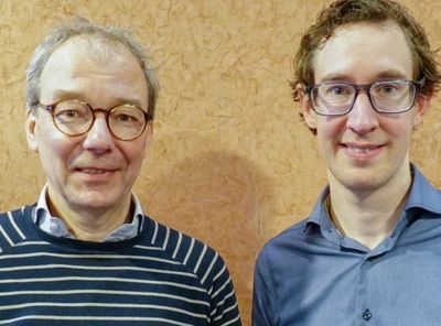 René Batenburg, medisch directeur Rhogo, en Arnoud Borst, Manager Services Rhogo